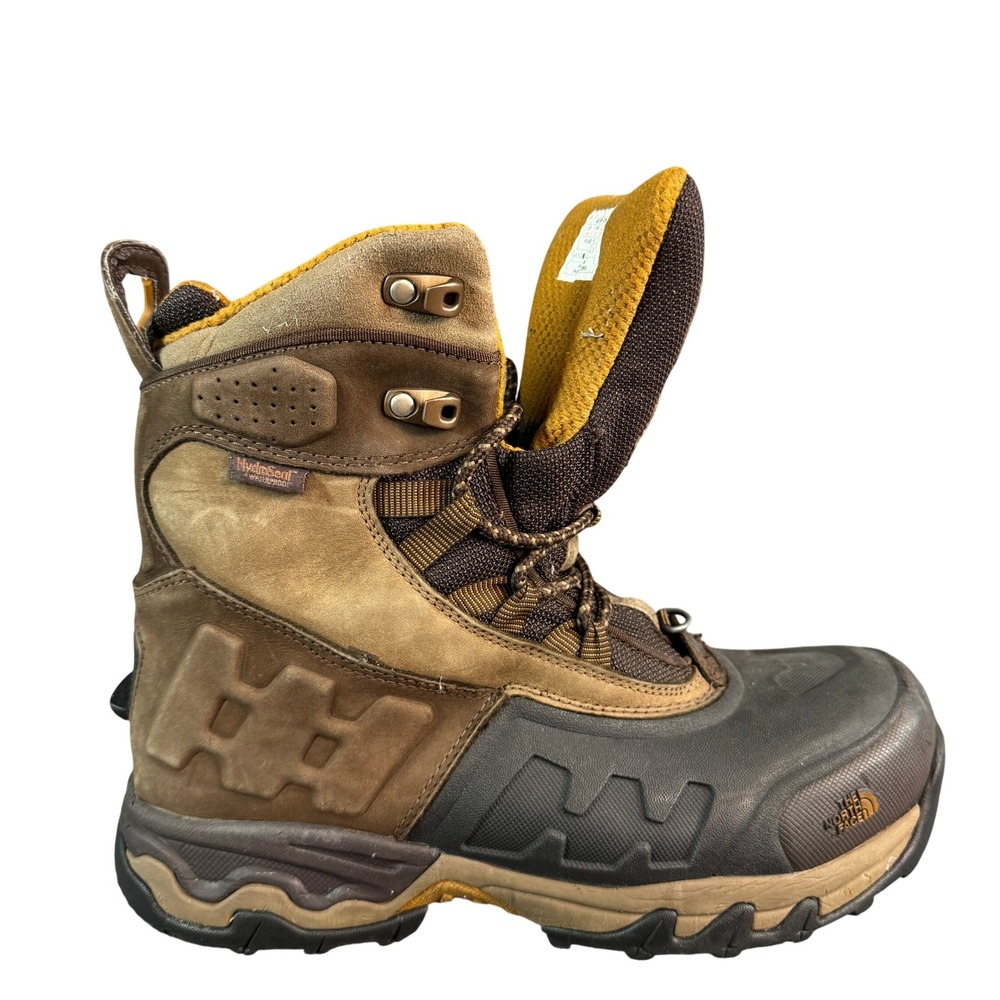 The North Face Chilkat II Waterproof Insulated Winter Boots Brown Mens 9